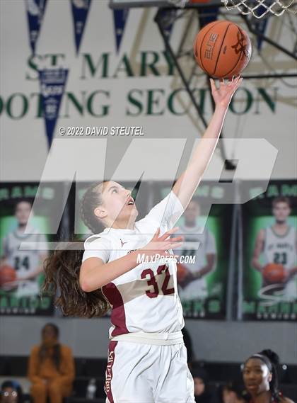 Thumbnail 1 in Incarnate Word Academy vs. Mission Hills (St. Mary's Stockton MLK Showcase) photogallery.