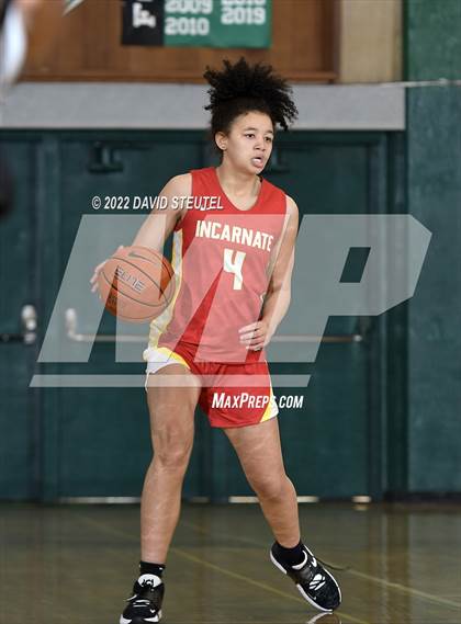 Thumbnail 2 in Incarnate Word Academy vs. Mission Hills (St. Mary's Stockton MLK Showcase) photogallery.