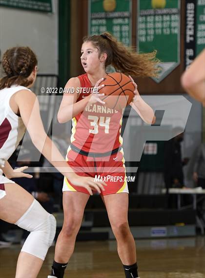 Thumbnail 3 in Incarnate Word Academy vs. Mission Hills (St. Mary's Stockton MLK Showcase) photogallery.