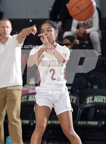 Thumbnail 3 in Incarnate Word Academy vs. Mission Hills (St. Mary's Stockton MLK Showcase) photogallery.