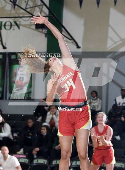 Thumbnail 1 in Incarnate Word Academy vs. Mission Hills (St. Mary's Stockton MLK Showcase) photogallery.