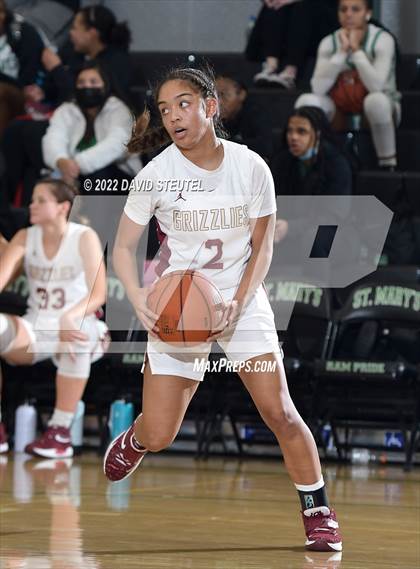 Thumbnail 1 in Incarnate Word Academy vs. Mission Hills (St. Mary's Stockton MLK Showcase) photogallery.