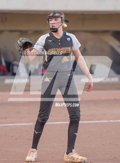 Thumbnail 2 in Canyon del Oro vs Salpointe Catholic (AIA 4A Final) photogallery.