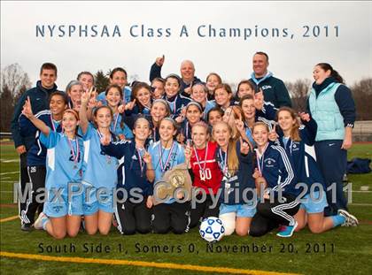 Thumbnail 1 in Rockville Centre South Side vs Somers (NYSPHSAA Class A Final) photogallery.