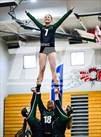 This MaxPreps.com professional photo is from the gallery Twelve Bridges vs. Liberty Ranch (CIF SJS Div 2 Stunt Semifinals) which features Twelve Bridges high school athletes playing  Cheer.