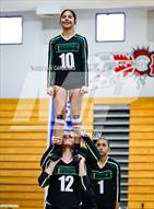 This MaxPreps.com professional photo is from the gallery Twelve Bridges vs. Liberty Ranch (CIF SJS Div 2 Stunt Semifinals) which features Twelve Bridges high school athletes playing  Cheer.