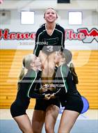 This MaxPreps.com professional photo is from the gallery Twelve Bridges vs. Liberty Ranch (CIF SJS Div 2 Stunt Semifinals) which features Twelve Bridges high school athletes playing  Cheer.