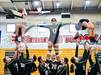 This MaxPreps.com professional photo is from the gallery Twelve Bridges vs. Liberty Ranch (CIF SJS Div 2 Stunt Semifinals) which features Twelve Bridges high school athletes playing  Cheer.
