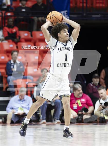 Thumbnail 1 in Althoff Catholic vs. Dyett (IHSA Class 2A Final) photogallery.