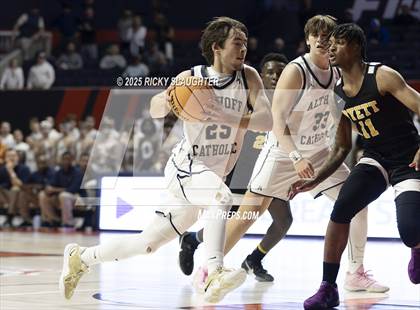 Thumbnail 3 in Althoff Catholic vs. Dyett (IHSA Class 2A Final) photogallery.