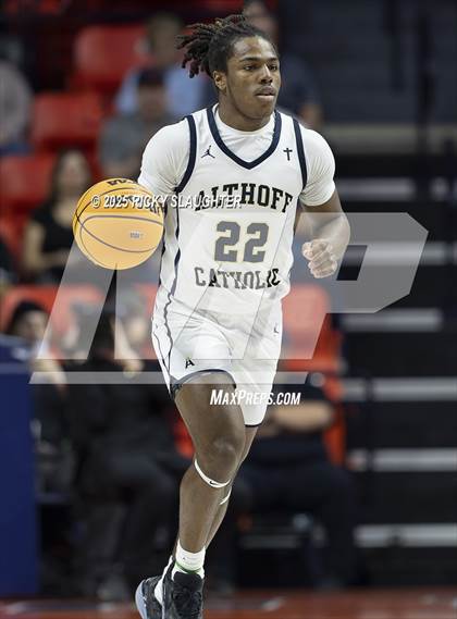 Thumbnail 1 in Althoff Catholic vs. Dyett (IHSA Class 2A Final) photogallery.