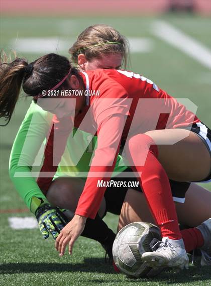 Thumbnail 3 in Huntington Beach @ Mater Dei (CIF-SS D1 Playoffs) photogallery.