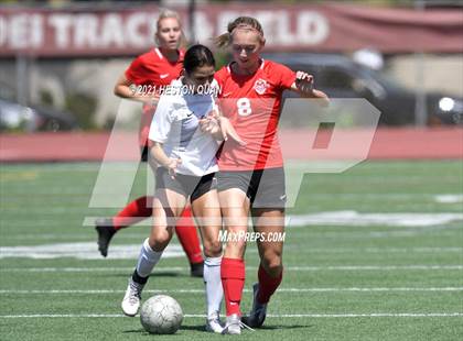 Thumbnail 3 in Huntington Beach @ Mater Dei (CIF-SS D1 Playoffs) photogallery.