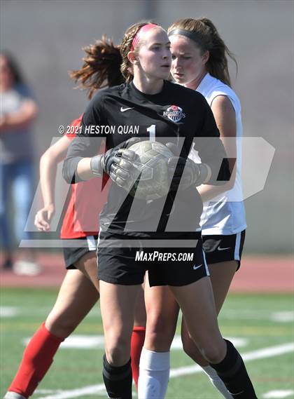 Thumbnail 3 in Huntington Beach @ Mater Dei (CIF-SS D1 Playoffs) photogallery.