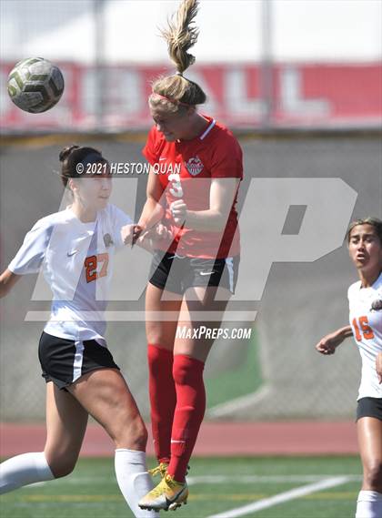 Thumbnail 2 in Huntington Beach @ Mater Dei (CIF-SS D1 Playoffs) photogallery.