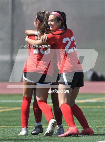 Thumbnail 3 in Huntington Beach @ Mater Dei (CIF-SS D1 Playoffs) photogallery.