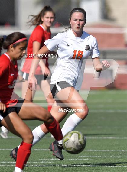 Thumbnail 1 in Huntington Beach @ Mater Dei (CIF-SS D1 Playoffs) photogallery.