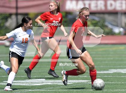 Thumbnail 2 in Huntington Beach @ Mater Dei (CIF-SS D1 Playoffs) photogallery.