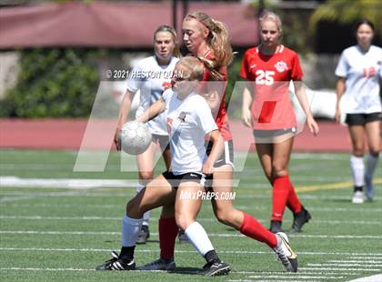 Thumbnail 3 in Huntington Beach @ Mater Dei (CIF-SS D1 Playoffs) photogallery.