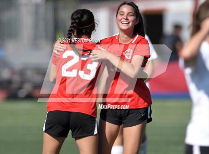 Thumbnail 3 in Huntington Beach @ Mater Dei (CIF-SS D1 Playoffs) photogallery.