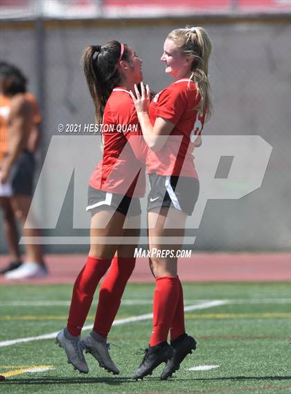 Thumbnail 1 in Huntington Beach @ Mater Dei (CIF-SS D1 Playoffs) photogallery.