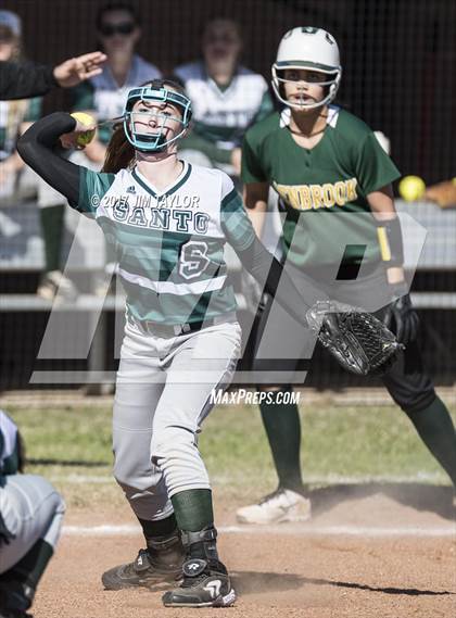 Thumbnail 1 in Benbrook vs Santo (Millsap Tournament) photogallery.