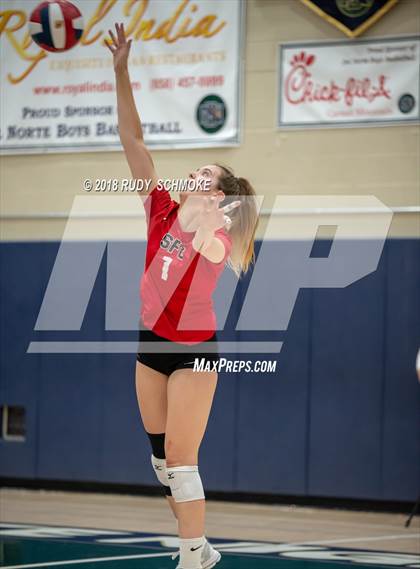 Thumbnail 3 in Santa Fe Christian @ Del Norte (CIF State D2 Round I Playoff) photogallery.
