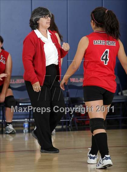 Thumbnail 2 in Sacred Heart of Jesus @ Bellarmine-Jefferson (CIF SS Playoffs) photogallery.
