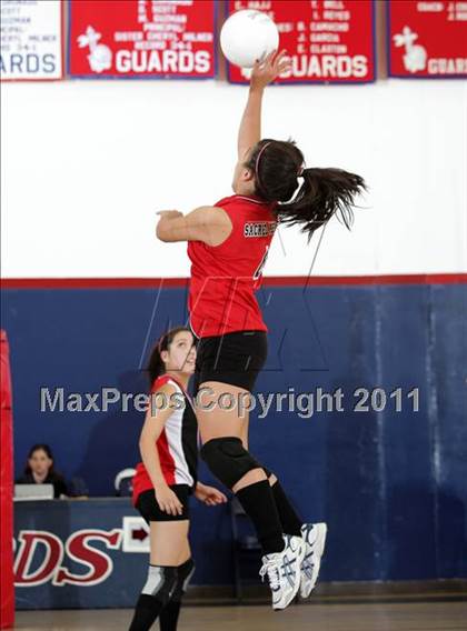 Thumbnail 3 in Sacred Heart of Jesus @ Bellarmine-Jefferson (CIF SS Playoffs) photogallery.