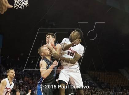 Thumbnail 1 in Eaglecrest vs. Legend (CHSAA 5A Great 8) photogallery.