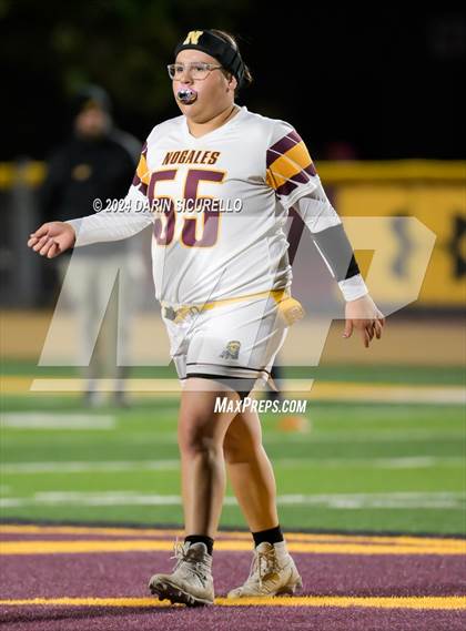 Thumbnail 3 in Nogales vs Mountain Pointe (AIA 5A Division Quarterfinal)  photogallery.