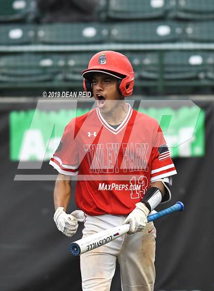 Thumbnail 3 in Tinley Park @ Joliet Catholic (IHSA 3A Sectional Semifinal) photogallery.