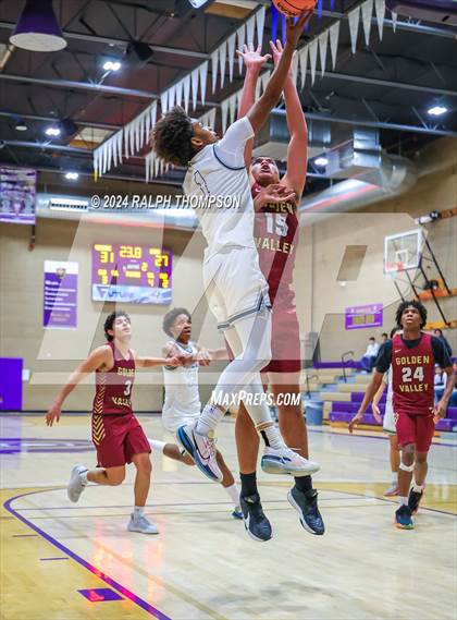 Thumbnail 2 in Golden Valley vs. Venture Academy (Joe Bowers Memorial Tournament) photogallery.