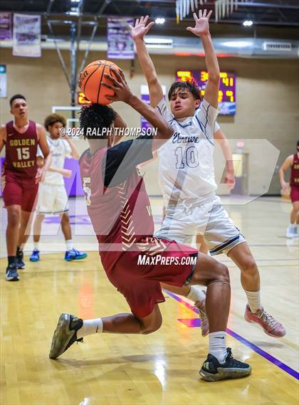 Thumbnail 1 in Golden Valley vs. Venture Academy (Joe Bowers Memorial Tournament) photogallery.