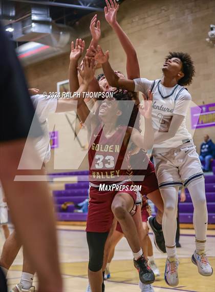 Thumbnail 1 in Golden Valley vs. Venture Academy (Joe Bowers Memorial Tournament) photogallery.