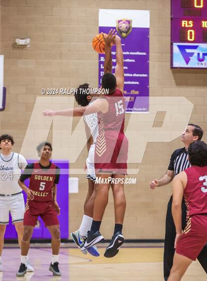 Thumbnail 3 in Golden Valley vs. Venture Academy (Joe Bowers Memorial Tournament) photogallery.