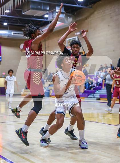 Thumbnail 3 in Golden Valley vs. Venture Academy (Joe Bowers Memorial Tournament) photogallery.