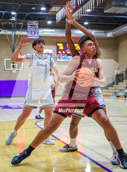 Thumbnail 1 in Golden Valley vs. Venture Academy (Joe Bowers Memorial Tournament) photogallery.