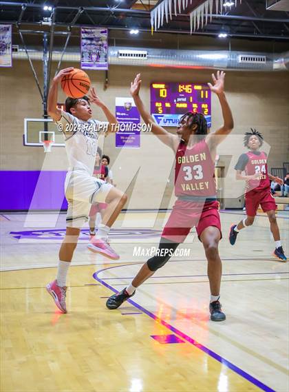 Thumbnail 3 in Golden Valley vs. Venture Academy (Joe Bowers Memorial Tournament) photogallery.