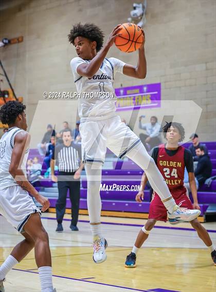 Thumbnail 1 in Golden Valley vs. Venture Academy (Joe Bowers Memorial Tournament) photogallery.