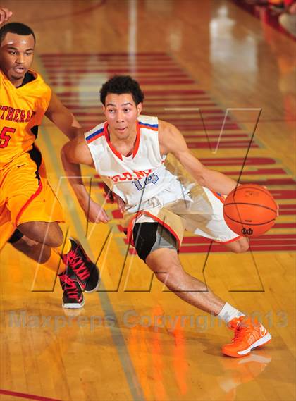 Thumbnail 1 in Bishop Gorman vs. Orange Lutheran (Nike Extravaganza) photogallery.