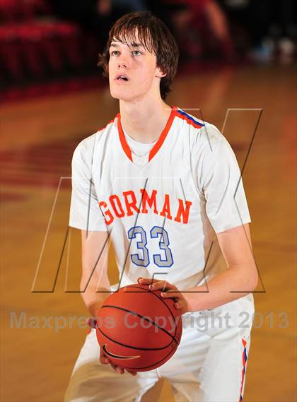 Thumbnail 2 in Bishop Gorman vs. Orange Lutheran (Nike Extravaganza) photogallery.