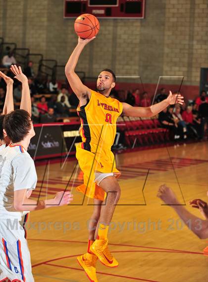 Thumbnail 3 in Bishop Gorman vs. Orange Lutheran (Nike Extravaganza) photogallery.
