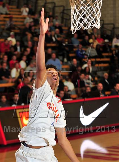 Thumbnail 1 in Bishop Gorman vs. Orange Lutheran (Nike Extravaganza) photogallery.