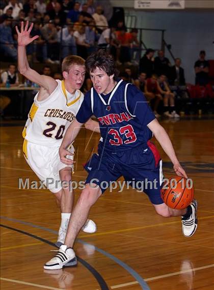 Thumbnail 1 in  DuBois Central Catholic vs Elk County Catholic (PIAA District 9 A Finals)  photogallery.