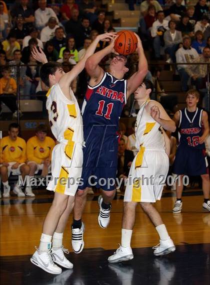 Thumbnail 1 in  DuBois Central Catholic vs Elk County Catholic (PIAA District 9 A Finals)  photogallery.