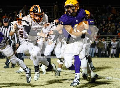 Thumbnail 1 in Meigs County vs. Trousdale County (TSSAA Division I Class 2A Semifinal) photogallery.