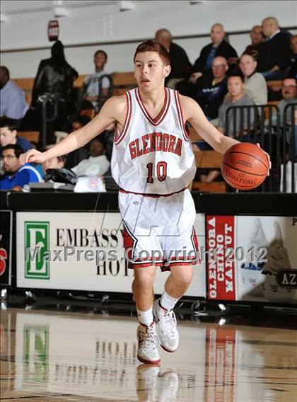 Thumbnail 2 in Bloomington Christian vs. Glendora (So Cal Shootout) photogallery.