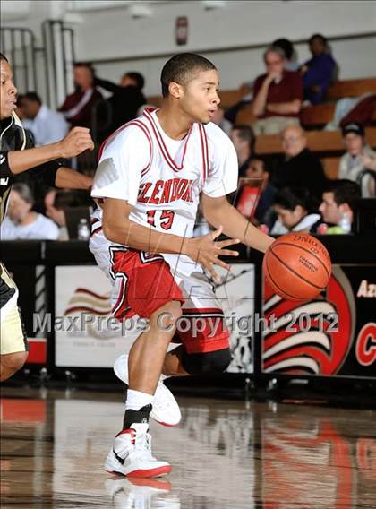 Thumbnail 2 in Bloomington Christian vs. Glendora (So Cal Shootout) photogallery.