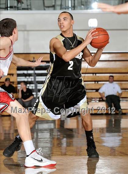 Thumbnail 3 in Bloomington Christian vs. Glendora (So Cal Shootout) photogallery.